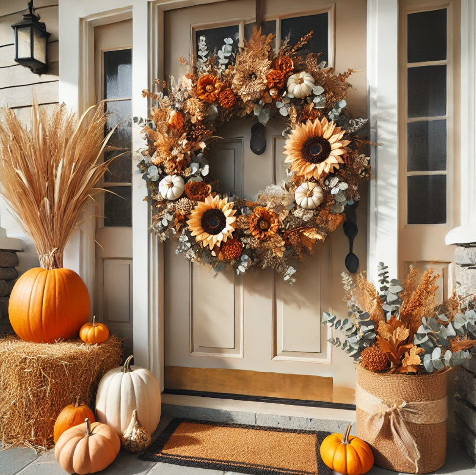 Seasonal Wreaths Fall decor ideas