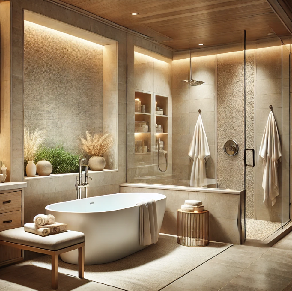 Spa-Like Retreats master bathroom trends 2025