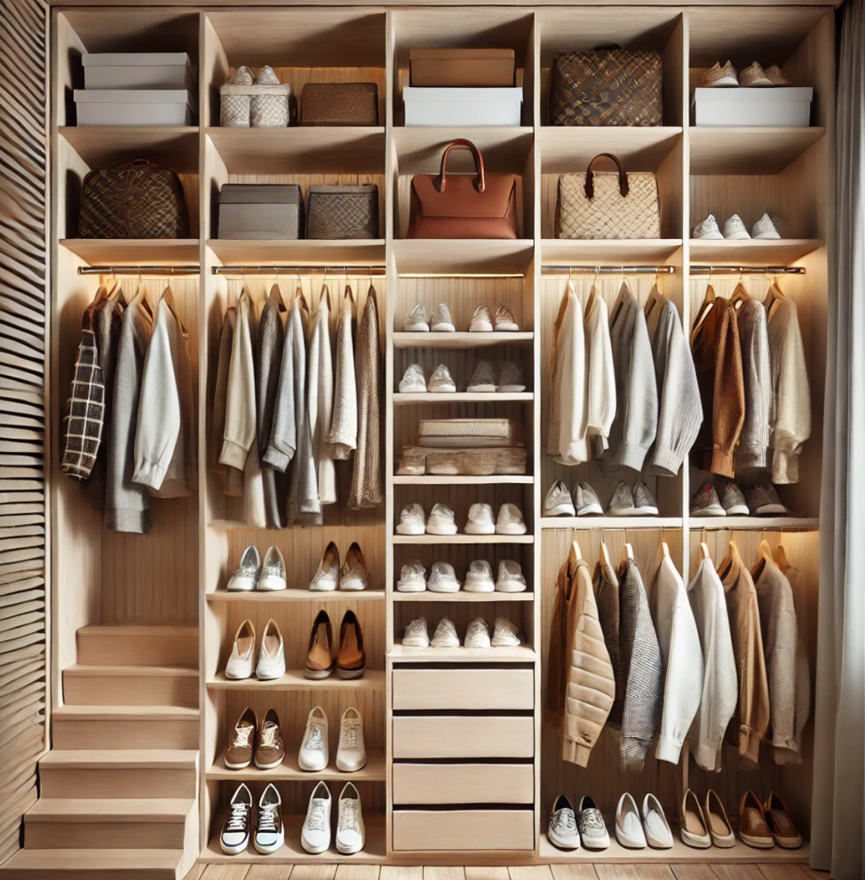 Closet Organization Hacks: Use Vertical Space