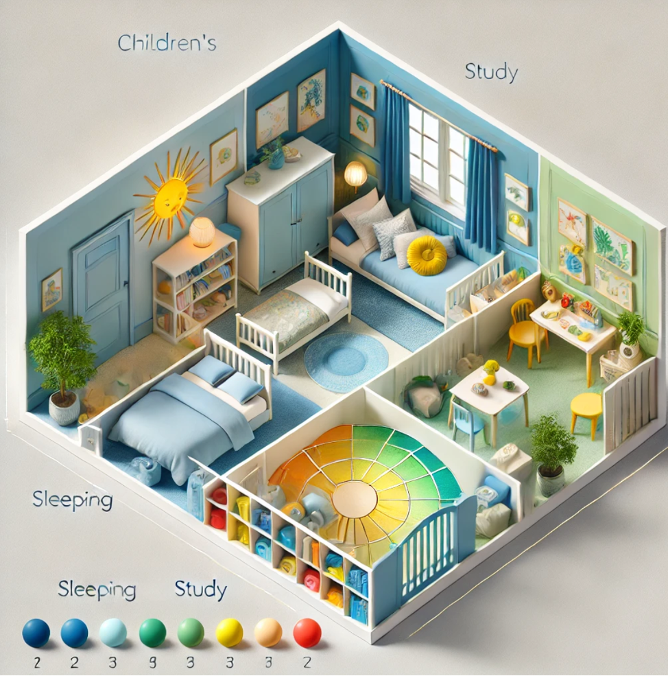 Using Colors to Enhance Growth and Creativity Feng Shui children's room