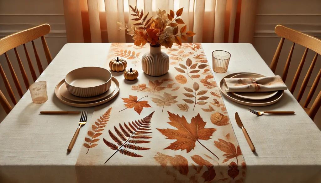 Use Autumn-Inspired Textiles