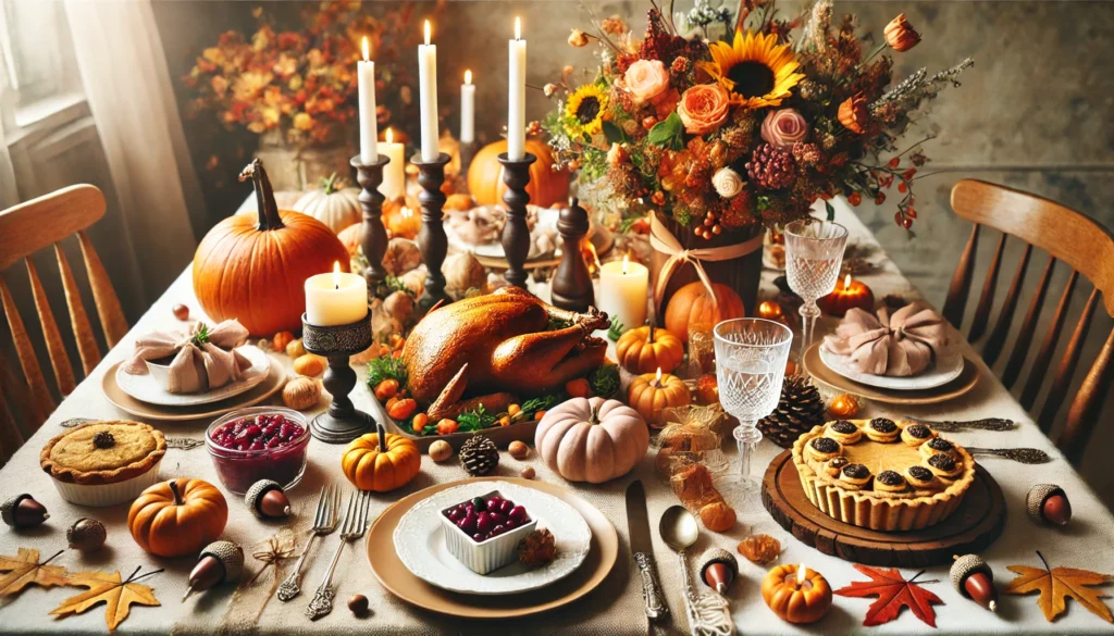 Thanksgiving table decor